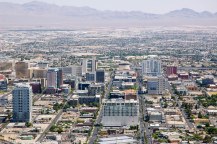 View back over Las Vegas